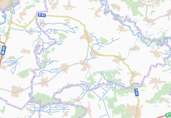 Karte Stadtplan Drozdivka