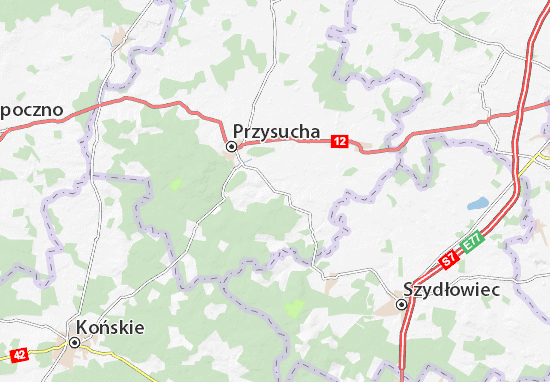 Karte Stadtplan Borkowice