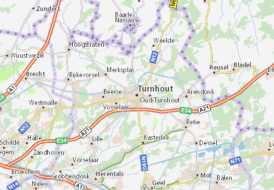 Turnhout Map