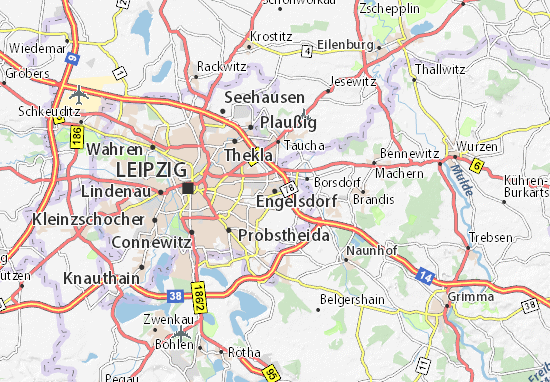 MICHELIN Engelsdorf map - ViaMichelin