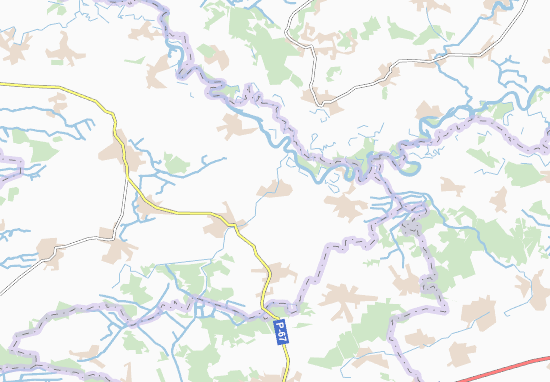 Kaart Plattegrond Khybalivka