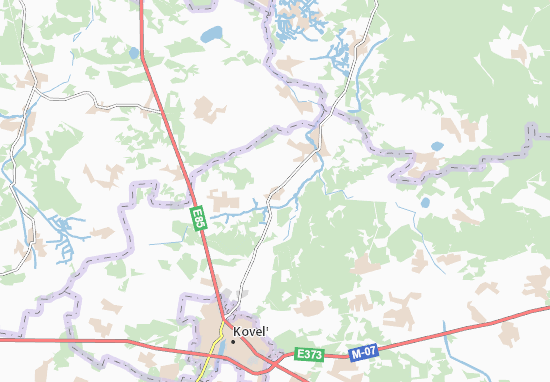 Karte Stadtplan Dorotyshche