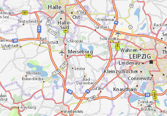 Mapa Friedensdorf