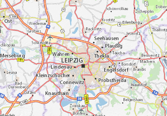 MICHELIN-Landkarte Gohlis - Stadtplan Gohlis - ViaMichelin