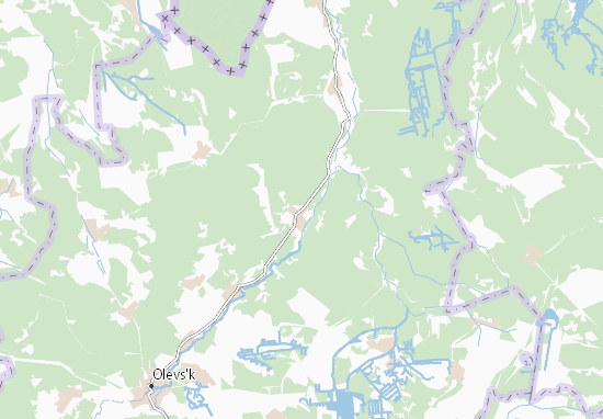 Mapa Yurove