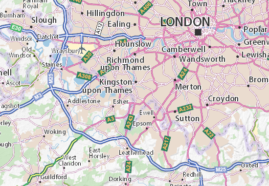 Carte MICHELIN Londres - plan Londres - ViaMichelin