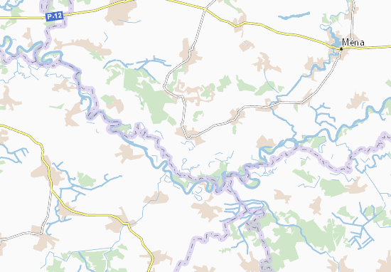 Kaart Plattegrond Blystova