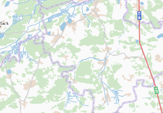 Karte Stadtplan Halyna Volya