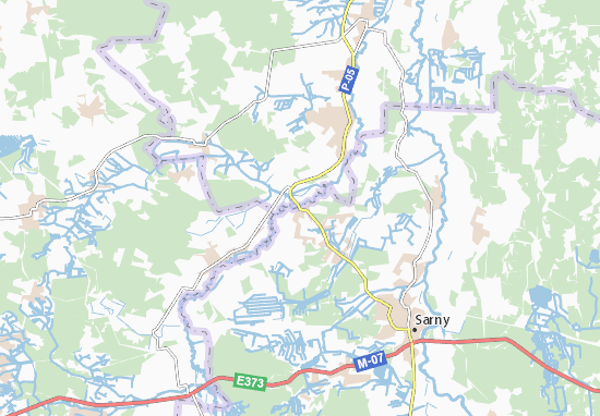 Karte Stadtplan Remchytsi