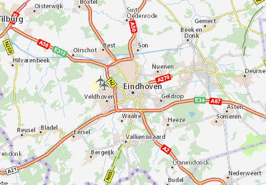 Carte-Plan Eindhoven