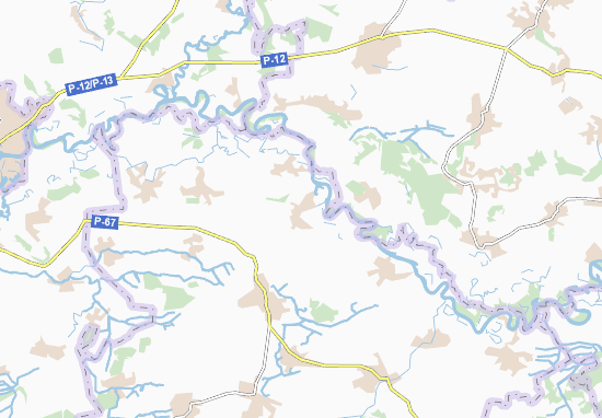 Karte Stadtplan Kovchyn
