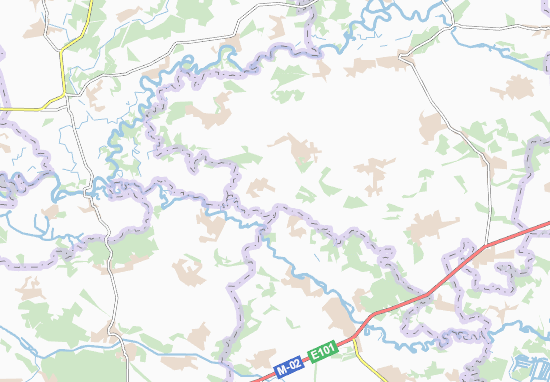Karte Stadtplan Ryzhky