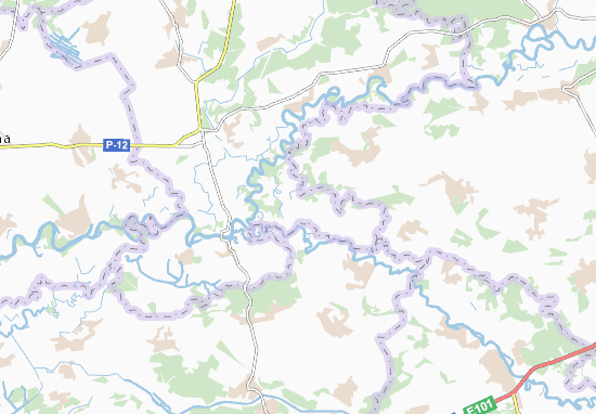 Karte Stadtplan Pekariv