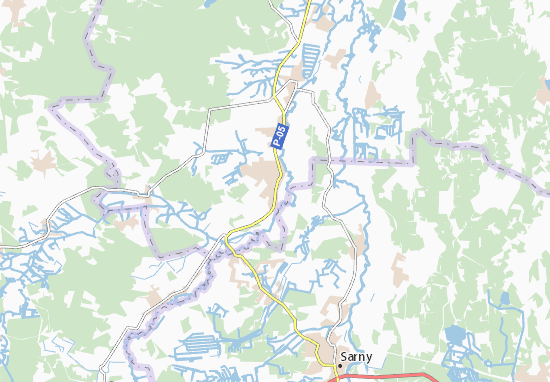 Karte Stadtplan Solomiivka