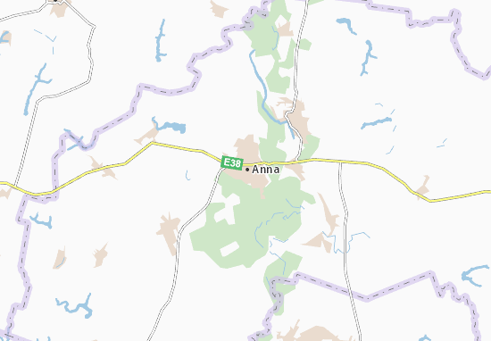 Karte Stadtplan Anna
