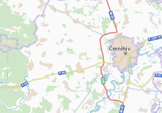 Kaart Plattegrond Levkovychi