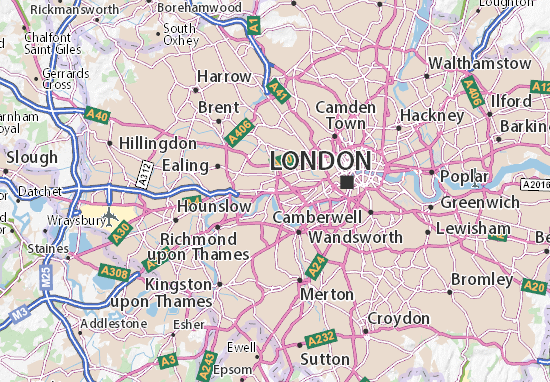 Mapa Hammersmith