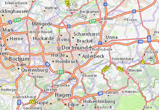 Karte Stadtplan Aplerbeck