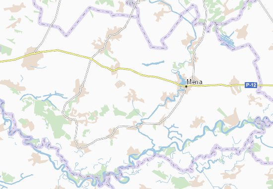 Karte Stadtplan Dyahova