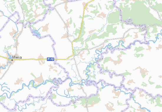 Karte Stadtplan Zahrebellya