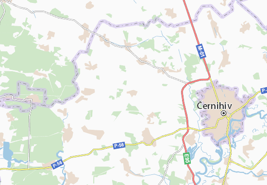 Kaart Plattegrond Zhukotky