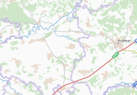 Karte Stadtplan Krasnopillya