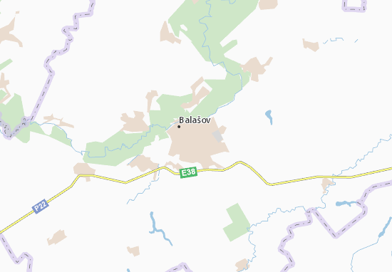 Mapa Balašov