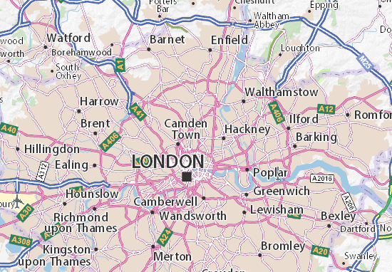 Mapa Lower Holloway