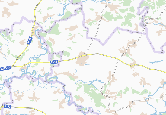 Mapa Berezna