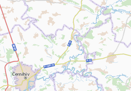 Karte Stadtplan Chernysh