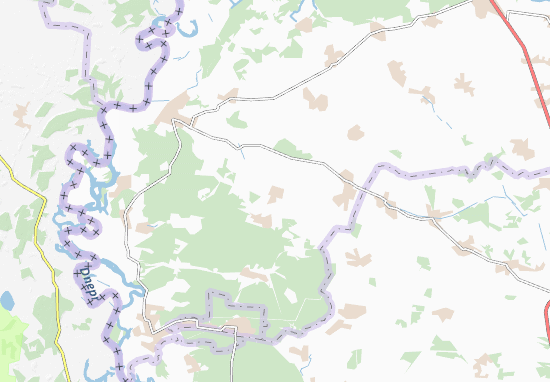 Karte Stadtplan Tarasa Shevchenka