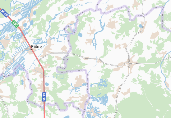 Vydrychi Map