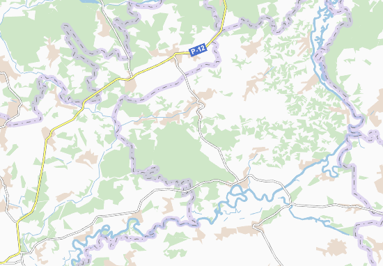 Mapa Zelena Polyana