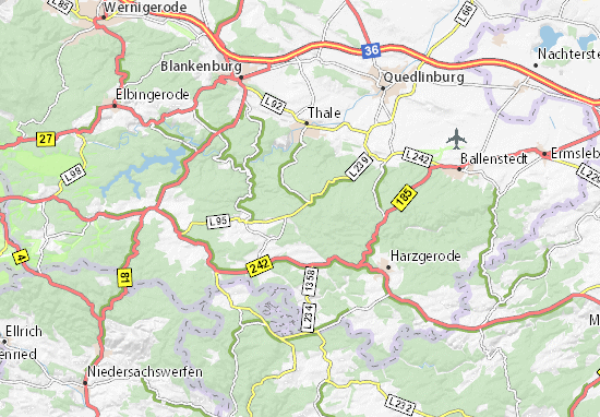 MICHELIN-Landkarte Friedrichsbrunn - Stadtplan Friedrichsbrunn