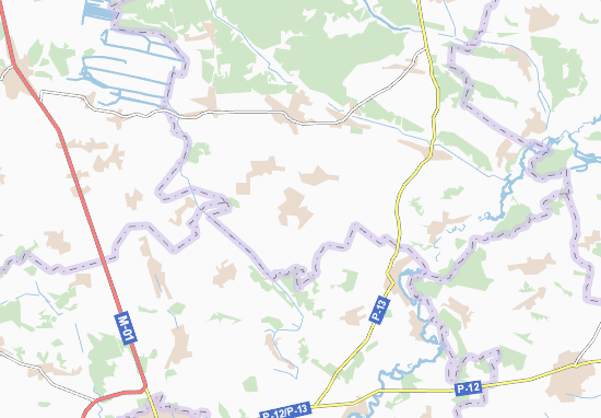 Karte Stadtplan Ivashkivka