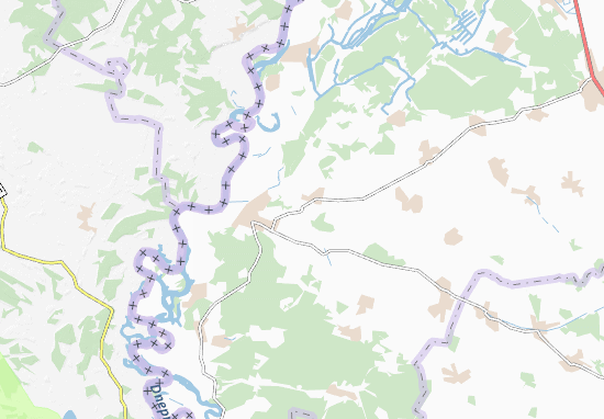 Kaart Plattegrond Malynivka