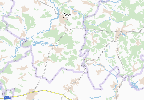 Karte Stadtplan Lyutivka