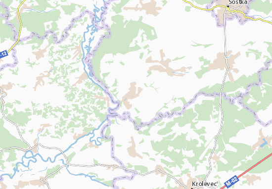Karte Stadtplan Chapliivka