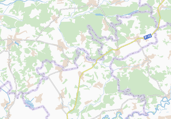 Mapa Kozlyanychi