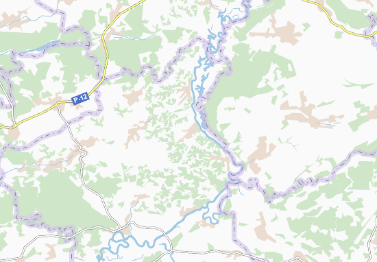 Mapa Radychiv