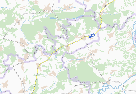 Karte Stadtplan Khlop&#x27;yanyky
