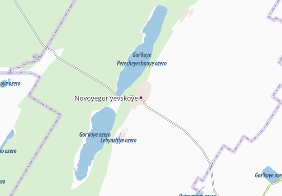 Carte-Plan Novoyegor&#x27;yevskoye