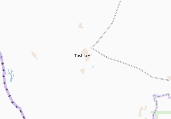 Mapa Tashla