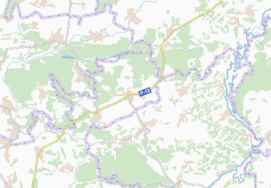 Karte Stadtplan Shaboltasivka