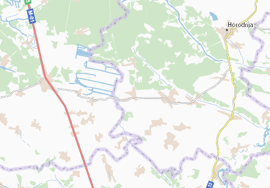 Karte Stadtplan Burivka