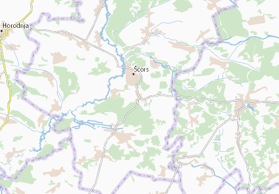 Mapa Velykyi Shchymel&#x27;