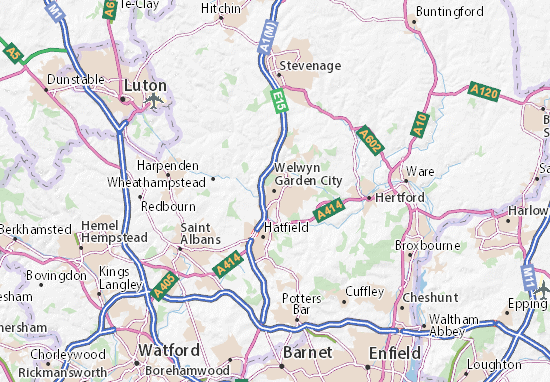 welwyn garden city map Welwyn Garden City Map Detailed Maps For The City Of Welwyn welwyn garden city map