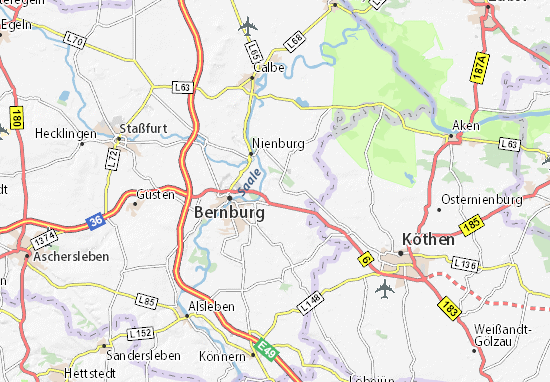 Karte Stadtplan Latdorf