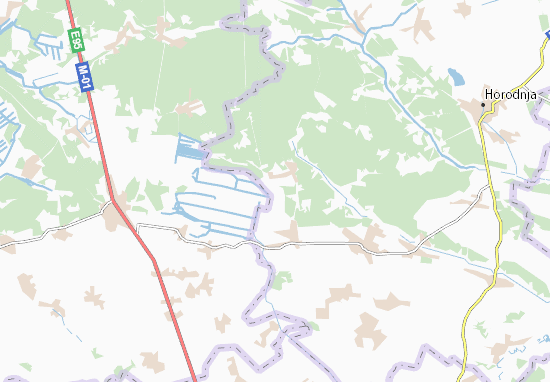 Karte Stadtplan Lozove