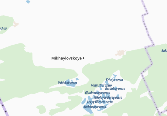 MICHELIN-Landkarte Mikhaylovskoye - Stadtplan Mikhaylovskoye - ViaMichelin